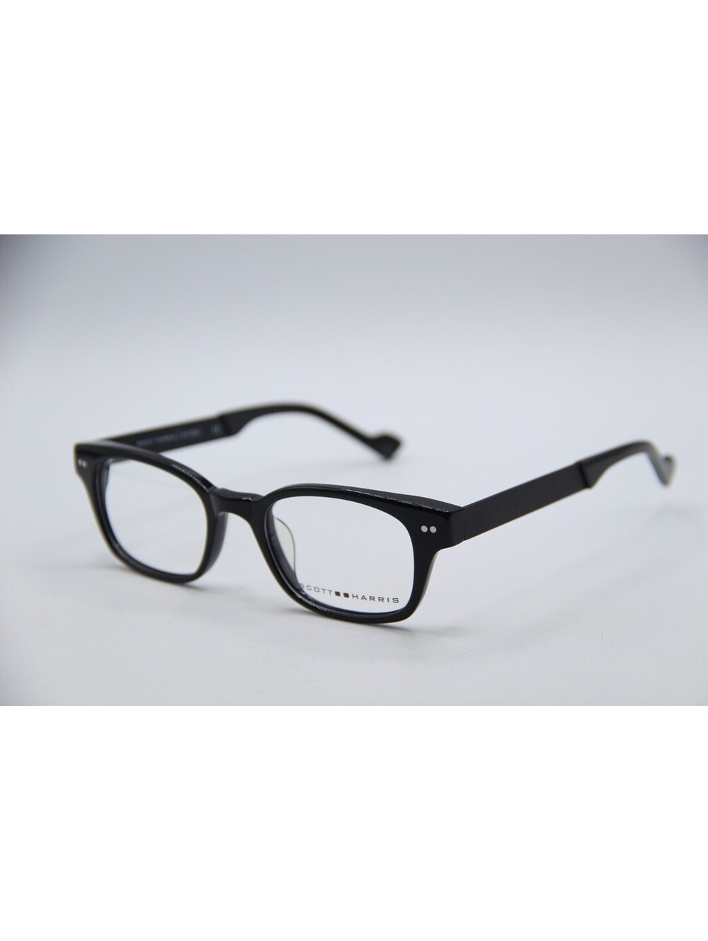 Scott Harris Sh-430 C2 Black Authentic Eyeglasses 49-20-147